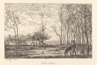 Soleil couchant - Charles Francois Daubigny