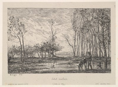 Coucher de Soleil - Charles Francois Daubigny