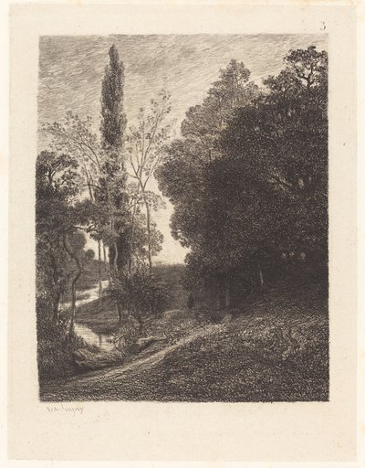 Les bords du Cousin - Charles Francois Daubigny
