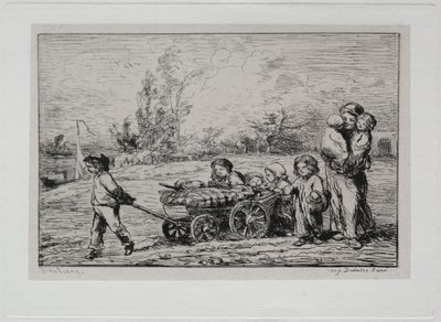 Le Voyage en Bateau : Emménagement dans "Le Botin" (Les Meubles du Bateau) ou Emménagement sur le Bateau - Charles Francois Daubigny