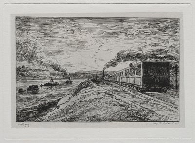 Le Voyage en bateau: Le Départ Le Retour, 1861 - Charles Francois Daubigny