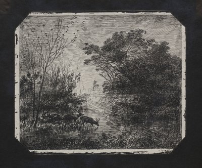 Le Cerf - Charles Francois Daubigny