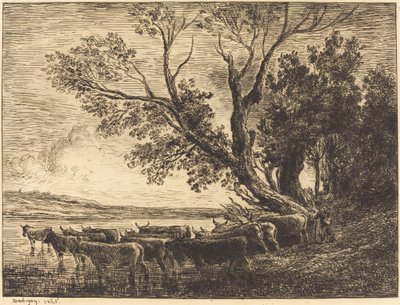 Le Gué - Charles Francois Daubigny