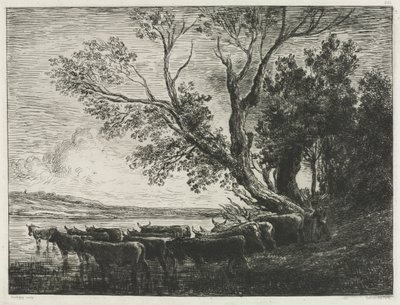 Le Gué - Charles Francois Daubigny