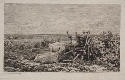 La Récolte des raisins - Charles Francois Daubigny