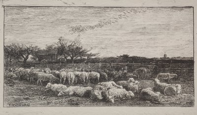 La grande bergerie - Charles Francois Daubigny
