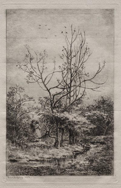 Le verger, 1868 - Charles Francois Daubigny