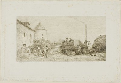 La moissonneuse - Charles Francois Daubigny