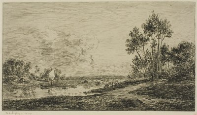 La Seine à Port-Maurin - Charles Francois Daubigny