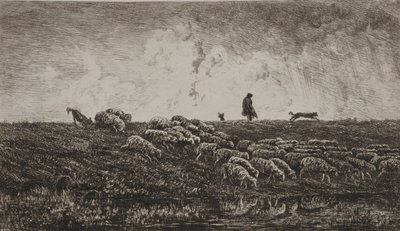 La Douche, vers 1851 - Charles Francois Daubigny