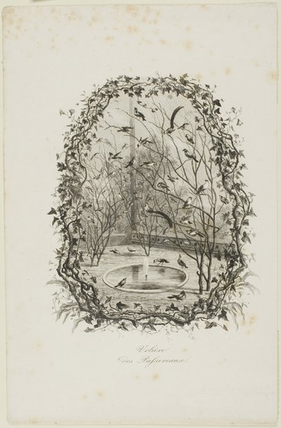 La volière des moineaux - Charles Francois Daubigny