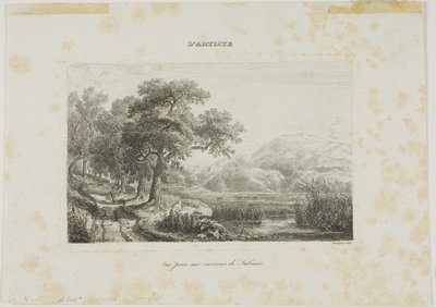 Vue prise près de Subiaco - Charles Francois Daubigny