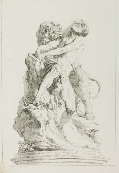 Milo de Croton - Charles Francois Hutin