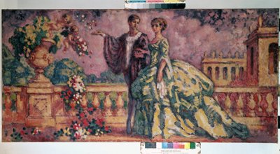 La promenade - Charles Francois Prosper Guerin