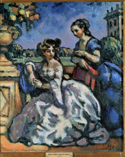 La terrasse - Charles Francois Prosper Guerin