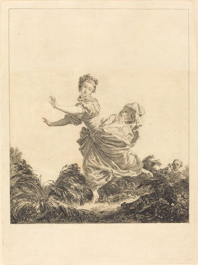 La fuite à dessein - Charles François Adrien Macret after Jean Honoré Fragonard