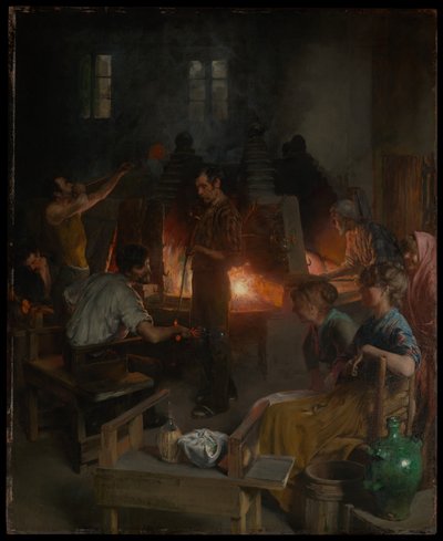 Souffleurs de verre de Murano - Charles Frederic Ulrich