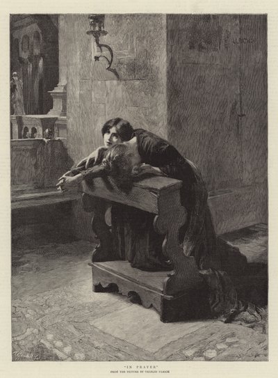 En prière - Charles Frederic Ulrich