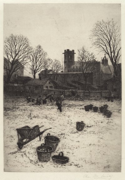 Scène de jardin sans titre, 1893 - Charles Frederick William Mielatz