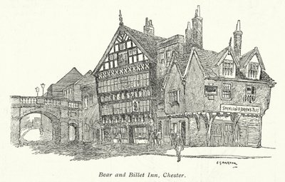 Bear and Billet Inn, Chester - Charles George Harper