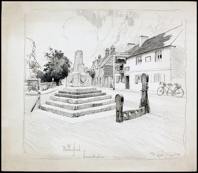Croix du Marché de Bottesford, Leicestershire - Charles George Harper
