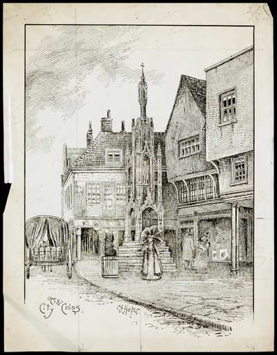 Butter Cross, High Street, Winchester, Hampshire - Charles George Harper