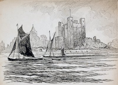 Château de Rochester, Kent - Charles George Harper