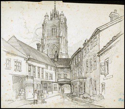 Rue Saint-Pierre, Norwich, Norfolk, 1892-1933 - Charles George Harper