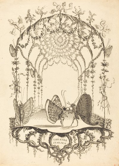 Théâtre Italien - Charles Germain de Saint Aubin