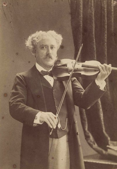 Portrait du violoniste et compositeur Pablo de Sarasate 1844-1908, vers 1890 - Charles Gerschel