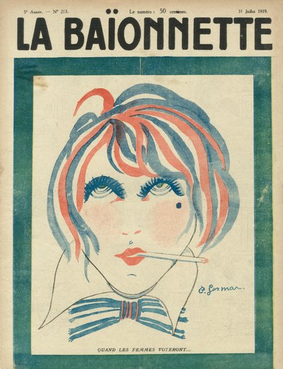 Couverture du journal "La Baionnette" du 31 juillet - Charles Gesmar