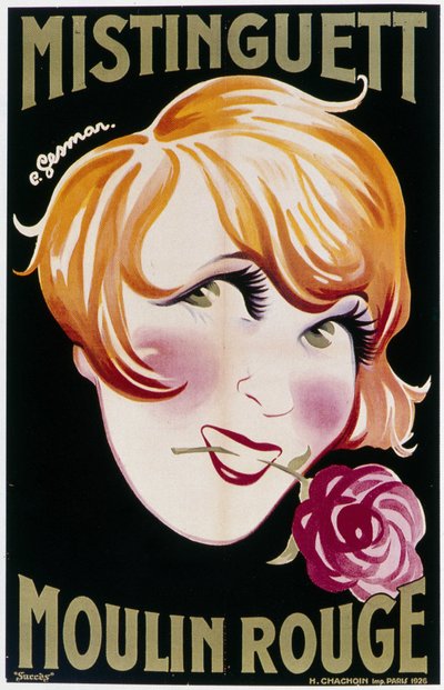 Mistinguett au Moulin Rouge - Charles Gesmar