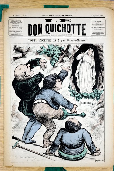 Couverture de « Le Don Quixote », numéro 324, Satirique en couleurs - Charles Gilbert Martin