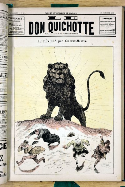 Couverture de "Le Don Quixote", numéro 591, Satirique en Couleurs - Charles Gilbert Martin