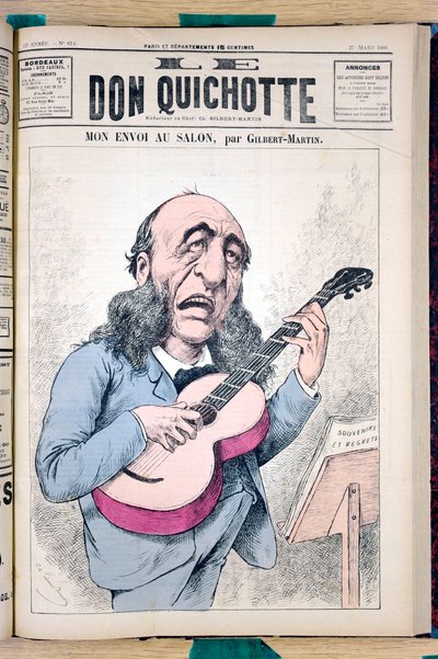 Couverture de "Le Don Quixote", numéro 614, Satirique en Couleurs - Charles Gilbert Martin