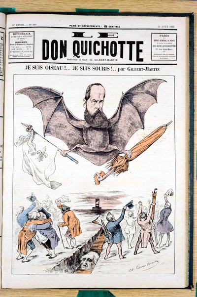 Couverture de "Le Don Quixote", Satirique en Couleurs - Charles Gilbert Martin