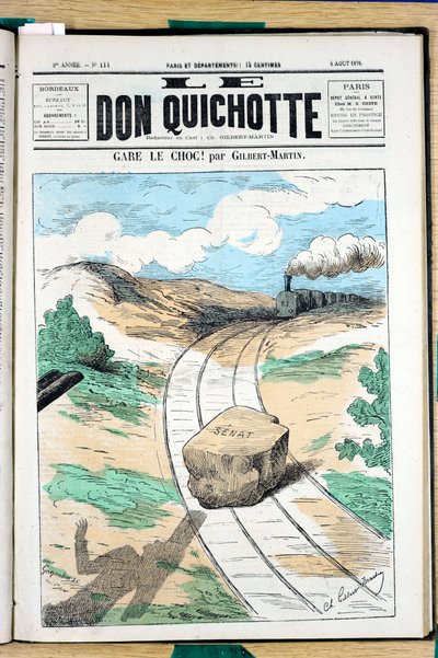 Couverture de "Le Don Quixote", numéro 111, Satirique en Couleurs - Charles Gilbert Martin
