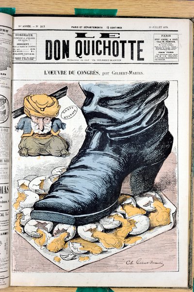 Couverture de "Le Don Quichotte", numéro 213, Satirique en couleurs - Charles Gilbert Martin