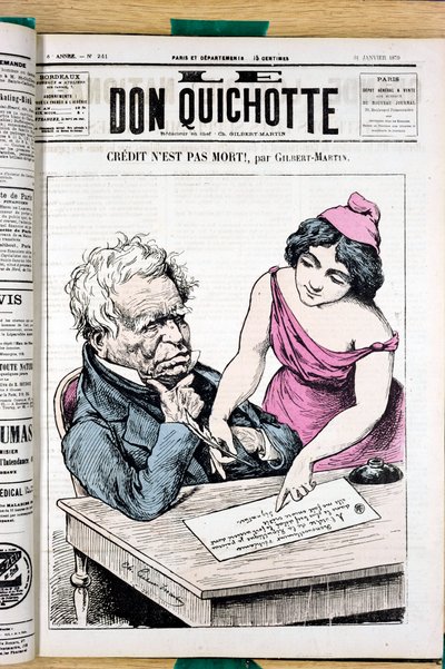 Couverture de "Le Don Quixote", numéro 241, Satirique en Couleurs - Charles Gilbert Martin
