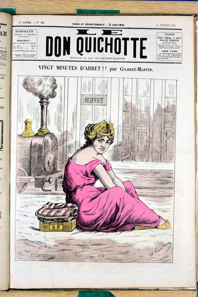 Couverture de "Don Quichotte", numéro 58, Satirique en couleurs - Charles Gilbert Martin