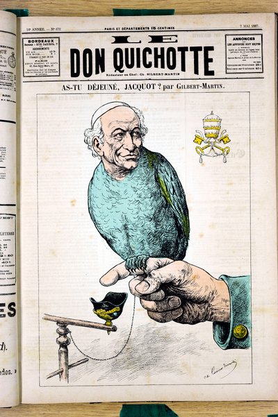 Couverture de "Le Don Quixote", numéro 672, Satirique en Couleurs - Charles Gilbert Martin