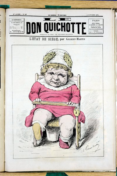 Couverture de "Le Don Quixote", numéro 67, Satirique en Couleurs - Charles Gilbert Martin