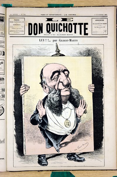 Couverture de "Le Don Quixote", numéro 702, Satirique en Couleurs - Charles Gilbert Martin