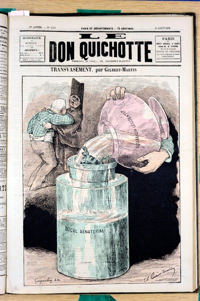 Couverture de "Le Don Quixote", numéro 113, Satirique en Couleurs - Charles Gilbert Martin