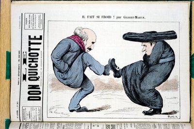Couverture de "Don Quichotte", numéro 287, Satirique en couleurs - Charles Gilbert Martin