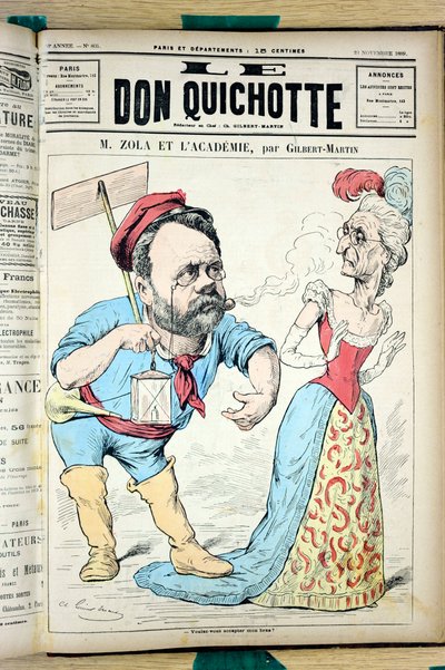 Couverture de "Don Quichotte", numéro 804, Satirique en couleurs - Charles Gilbert Martin