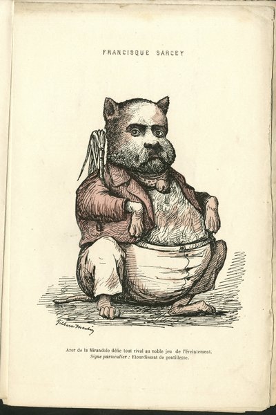 Illustration dans "Contemporary Grimaces" - Charles Gilbert Martin