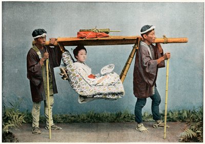 La Kago, Transport du Japon, c1890 - Charles Gillot