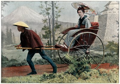 Pousse-pousse, Carrosse du Japon, vers 1890 - Charles Gillot