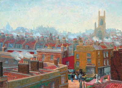 Un coin à Chelsea - Charles Ginner